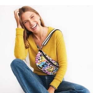 NWT Brighton floral graffiti love crossbody belt bag